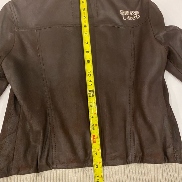 ⚡️SALE⚡️Authentic SUPERDRY LEATHER JACKET - Picture 4 of 12